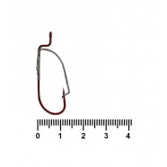 Гачки для лову риби, Siweida Single Beak SW-39121, 1000шт/уп, колір RED, № 2